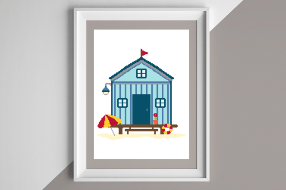 Beach Hut Cross Stitch Pattern Review