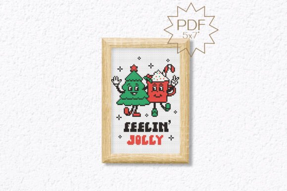 Christmas Trendy Cross Stitch Pattern Review for Business Merchandise