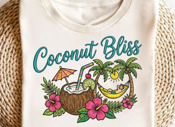 Coconut Bliss Embroidery SVG Design Review