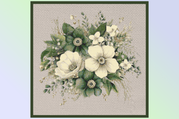 Elegant Floral Bouquet Cross Stitch Patt Review
