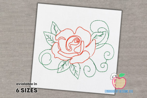 Outline Rose
