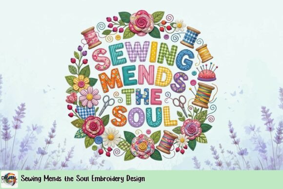 Sewing Mends the Soul Embroidery Design Review